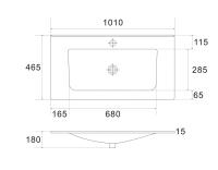 Раковина керамическая AM7117-100