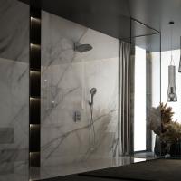 Душевой комплект термостатический встраиваемый, двухрежимный цвет вороненая сталь VSFW-3I21T1GM VINCEA