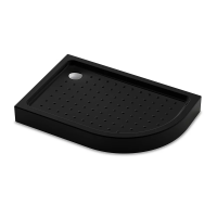 Душевой поддон Veconi TZ55LB Арт. TZ55LB-10080-C5 Акриловый (1000x800x150, черный, асимметричный, ле