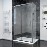 Душевой угол раздвижной прямоугольный RV055GM-13080-01-C8 1300х800х1950 Цвет профиля Оружейная сталь Стекло Прозрачное Veconi