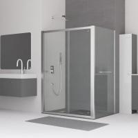 Душевой уголок RGW CL-45 (CL-12 + Z-050-1) прямоугольный  110* 90*185 04094519-011 профиль Хром стекло Прозрачное 4 мм RGW