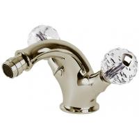 ATLANTIS-BS1-02-Sw Смеситель на биде с донным клапаном, исполнение бронза, ручки Swarovski ATLANTIS-BS1-02-Sw/M CEZARES