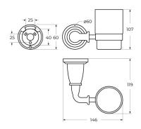 0 цвет Бронза AM-E-2602-Br Art&Max