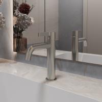 Смеситель для раковины однорычажный цвет брашированный никель VBF-1VL1BN VINCEA