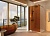 Душевая перегородка Walk-In VSW-1H900GSB, 900*2000, черный матовый, стекло янтарь Vincea